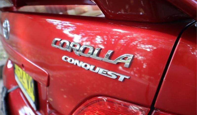 2007 Toyota Corolla Conquest full